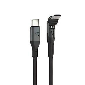 Right-Angled USB-C to USB-C Fast Charging Data Cord