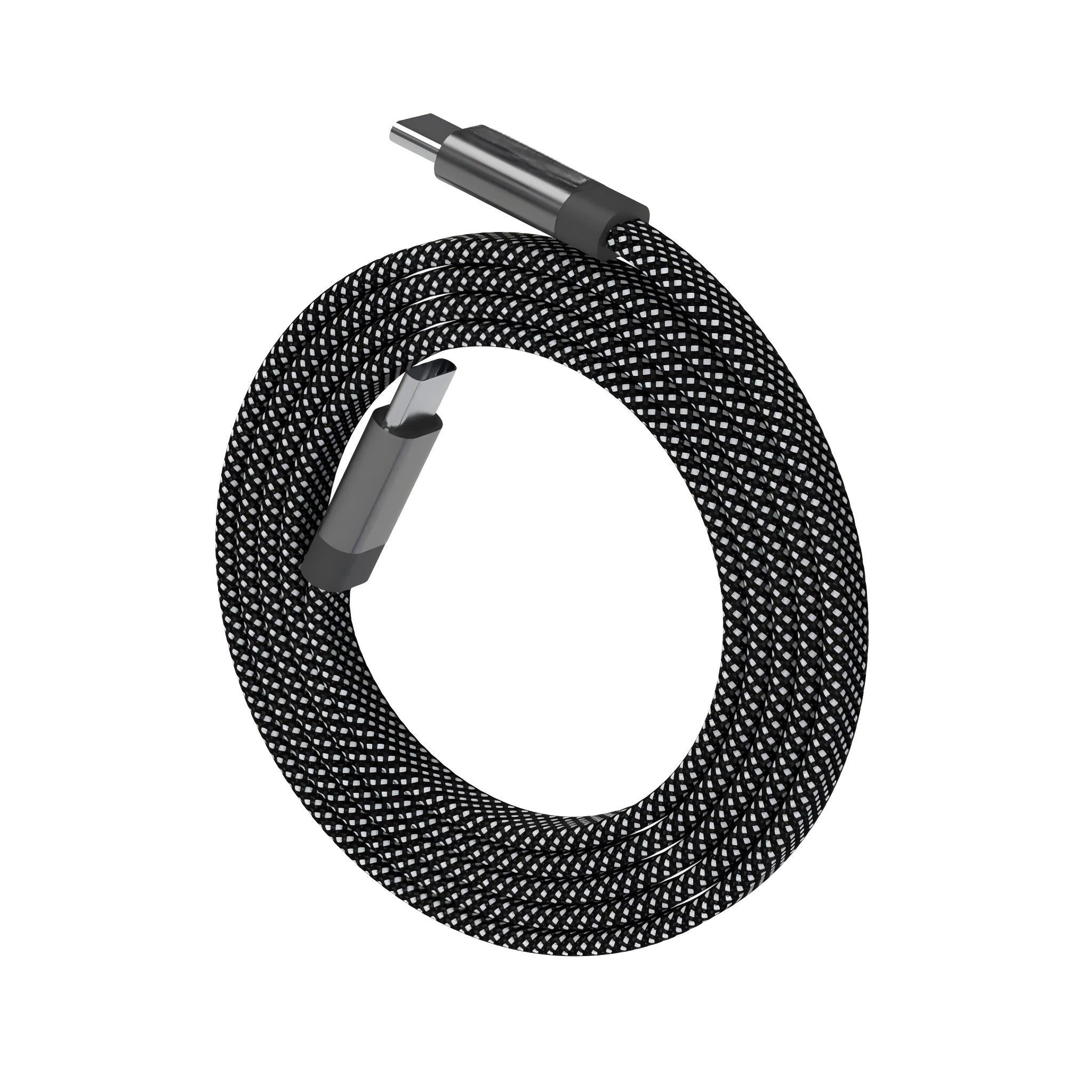 MAGNETICALLY ORGANIZING CHARGE CABLE (USB-C TO USB-C)