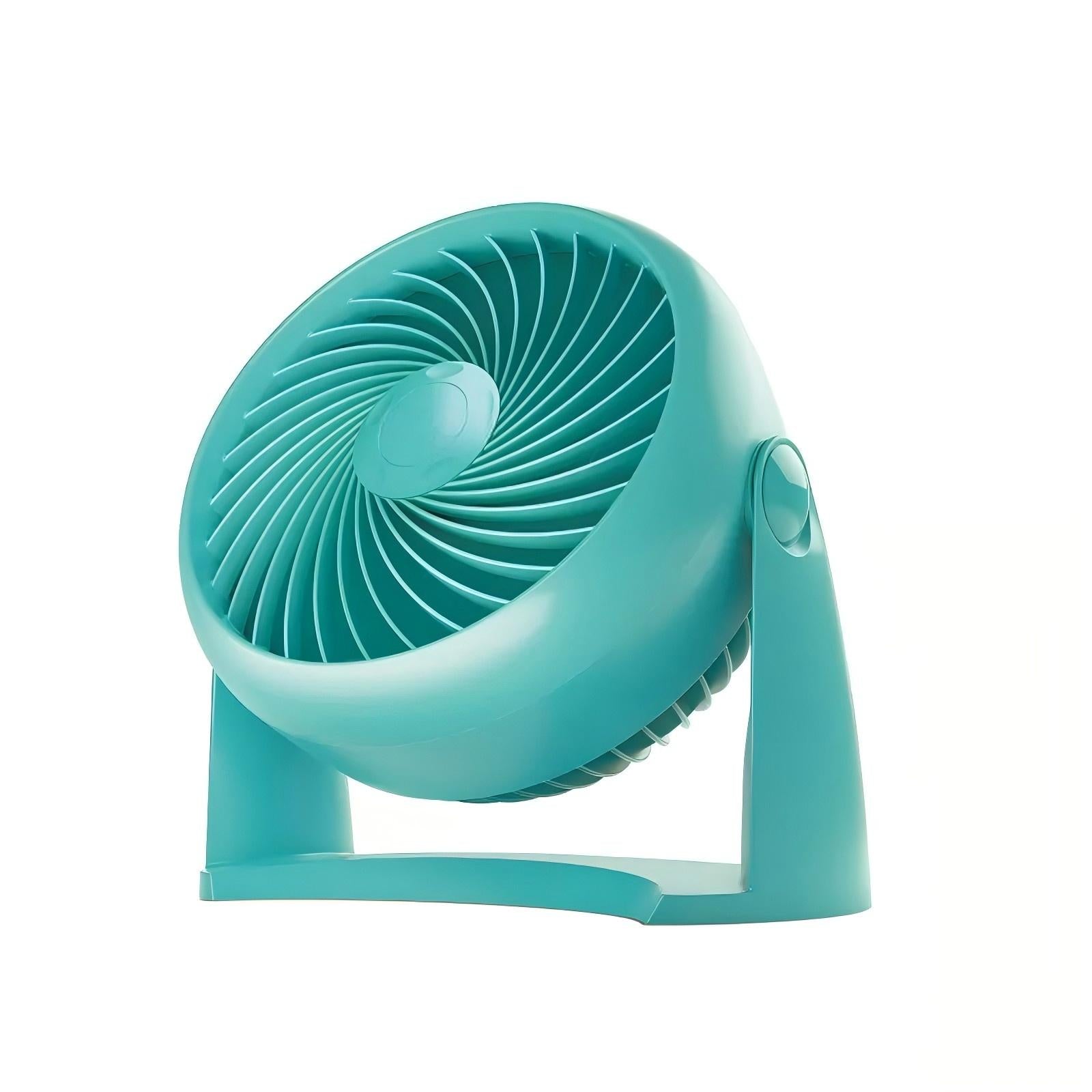Compact Desktop Air Circulator with Adjustable Pivot Head