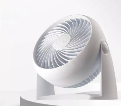 Compact Desktop Air Circulator with Adjustable Pivot Head