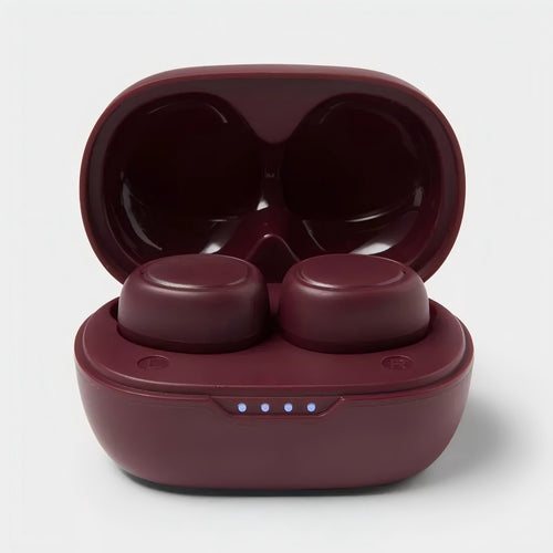 Compact True Wireless Earbuds with Portable Charging Case