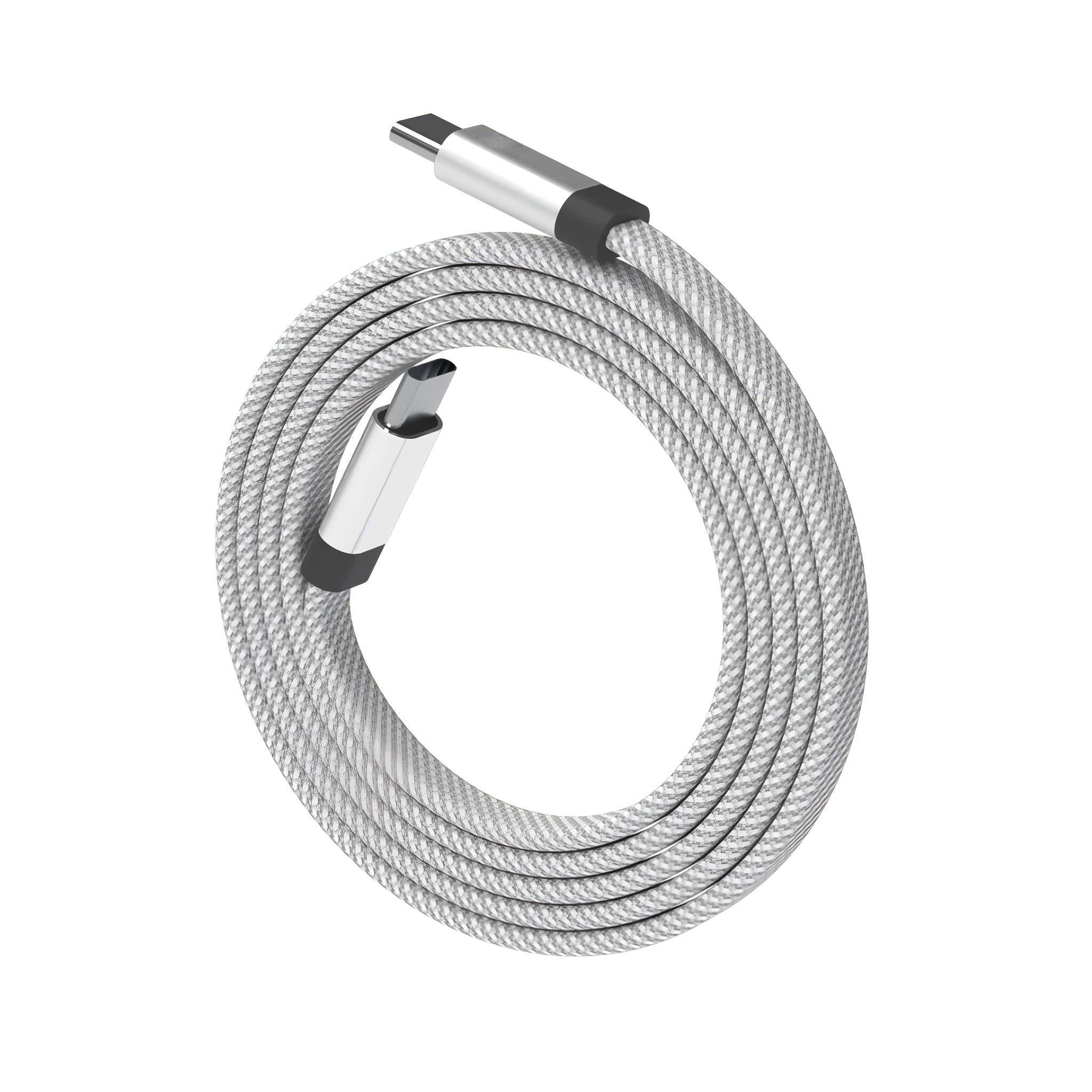 MAGNETICALLY ORGANIZING CHARGE CABLE (USB-C TO USB-C)