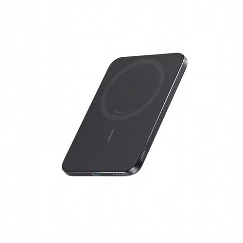Slim Magnetic Wireless Power Bank with Snap-On Charging