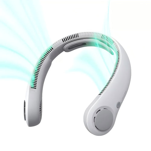 Wearable Bladeless Neck Cooler with Long-Lasting Rechargeable Battery