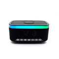 White Noise Music Ringtone Bluetooth Speaker with Wireless Charger and Alarm CLock